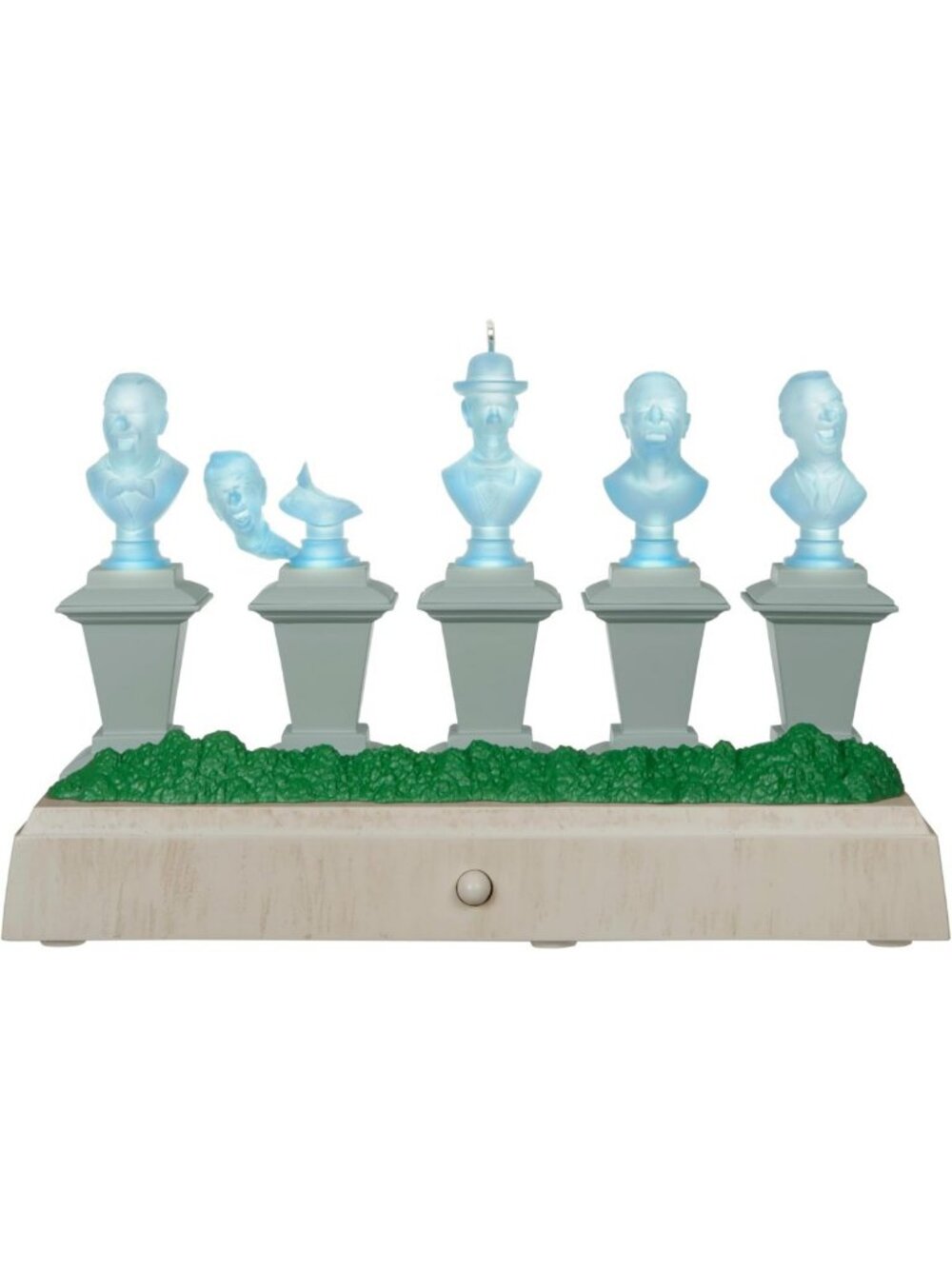 Disney Haunted Mansion Singing Busts Ornament with Light & Sound - Perfect Gift!